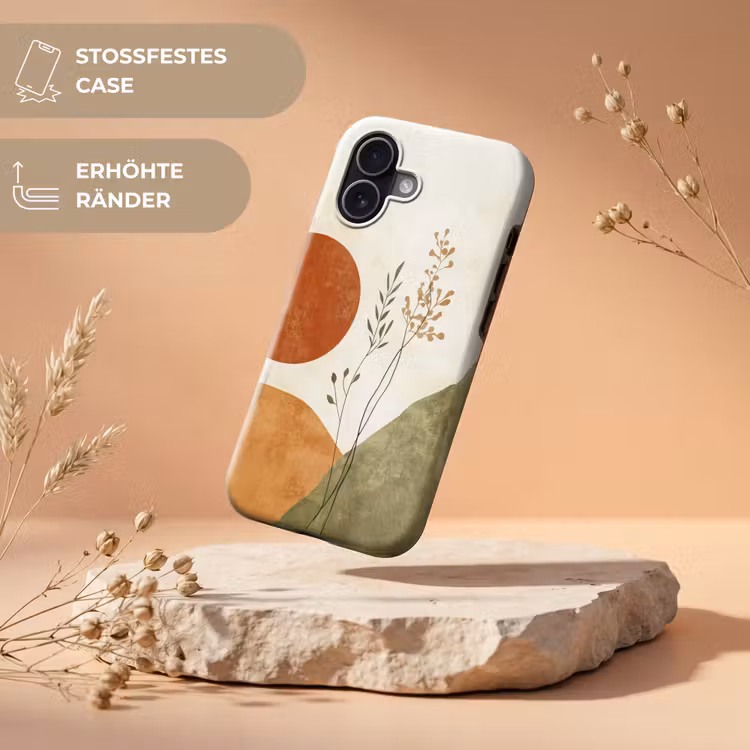 Zon - Abstract - Takken - Oranje Toughcase MagSafe Apple iPhone 17 klein -USP_RandenV_DE