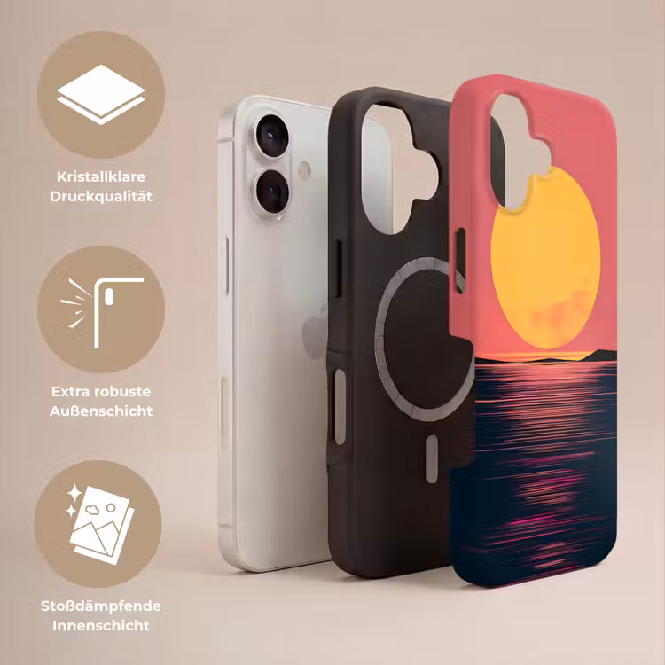 Zon - Geel - Bergen - Water Toughcase MagSafe Apple iPhone 17 klein -USP_Lagen_DE
