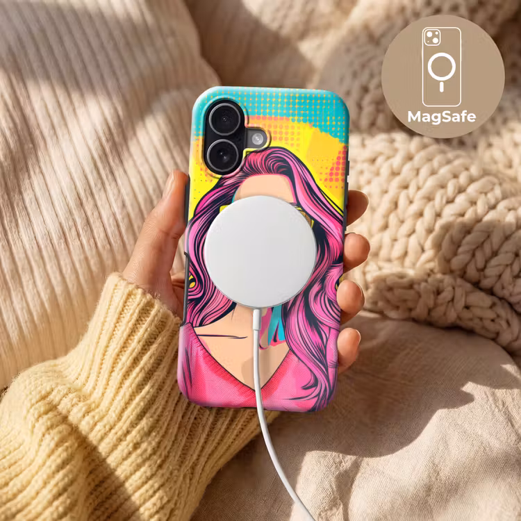 Zonnebril - Vrouw - Zonnig - Geel Toughcase MagSafe Apple iPhone 17 klein -USP_MagsafeV