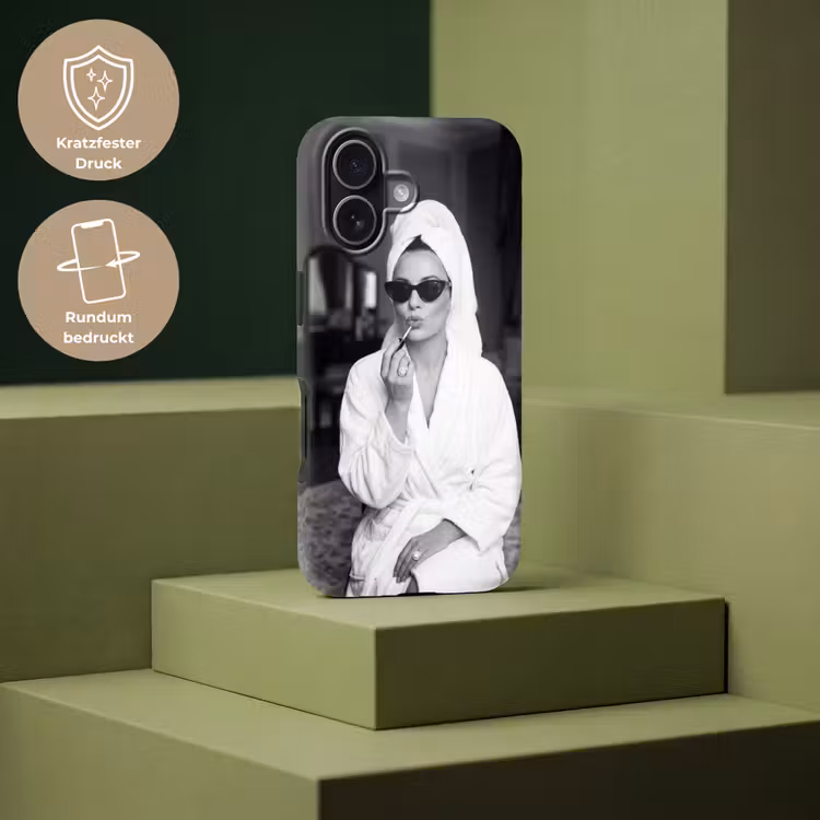 Zonnebril - Vrouw - Zwart - Wit Toughcase MagSafe Apple iPhone 17 klein -USP_PrintM_DE