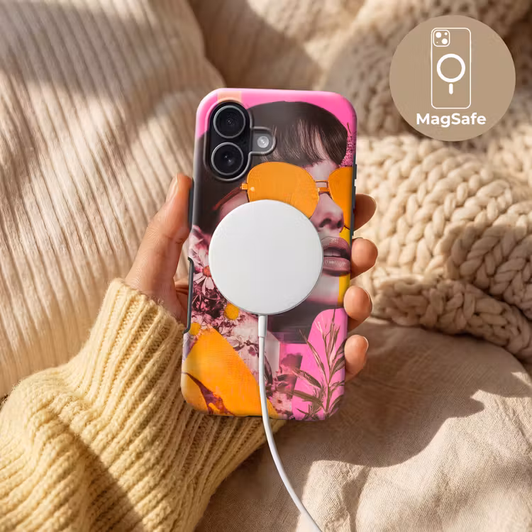 Zonnebril - Oranje - Vrouw - Planten Toughcase MagSafe Apple iPhone 17 klein -USP_MagsafeV