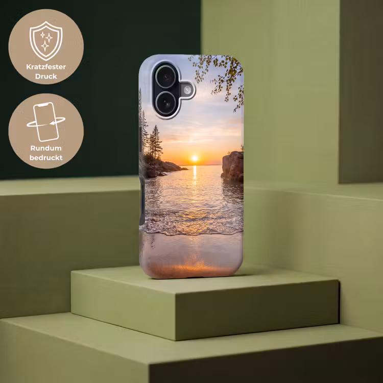 Zonsondergang - Kust - Water - Natuur - Oranje Toughcase MagSafe Apple iPhone 17 klein -USP_PrintM_DE