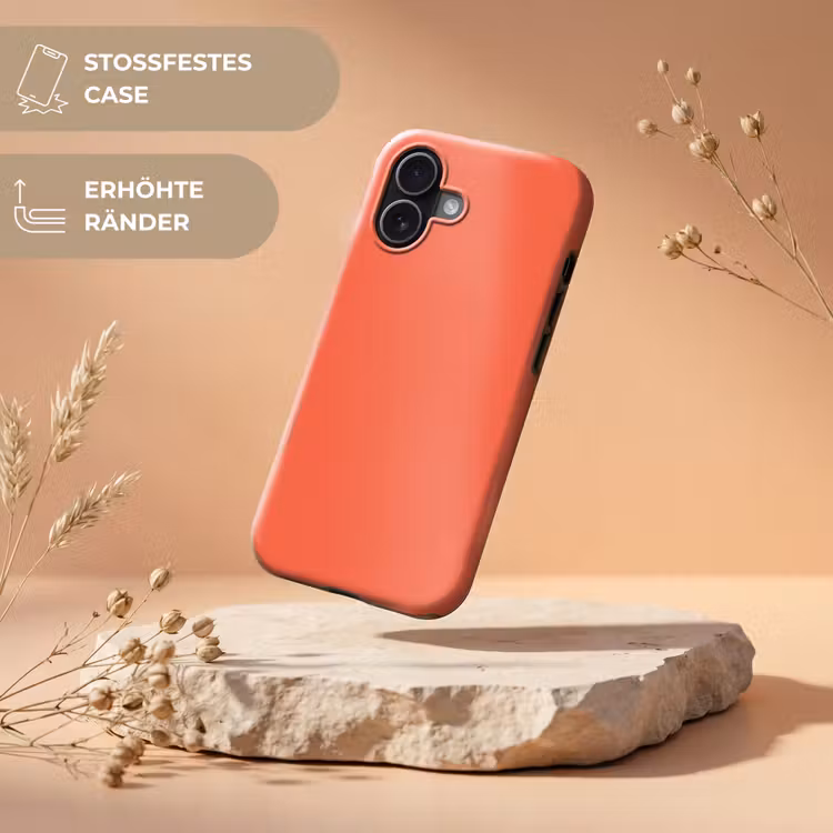 Sunset - Salmon - Oranje Toughcase MagSafe Apple iPhone 17 klein 1017 -USP_RandenV_DE