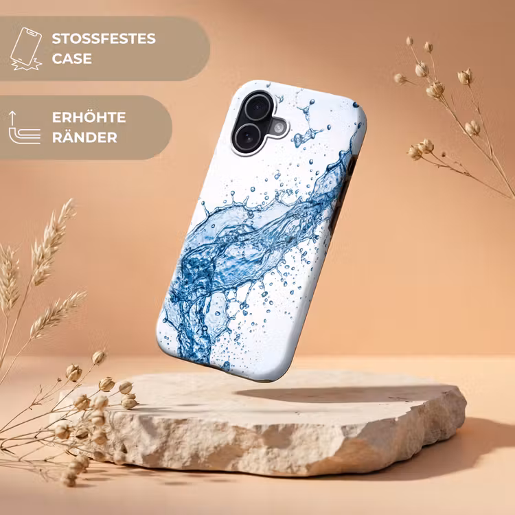 Spash - Water - Blauw Toughcase MagSafe Apple iPhone 17 klein -USP_RandenV_DE