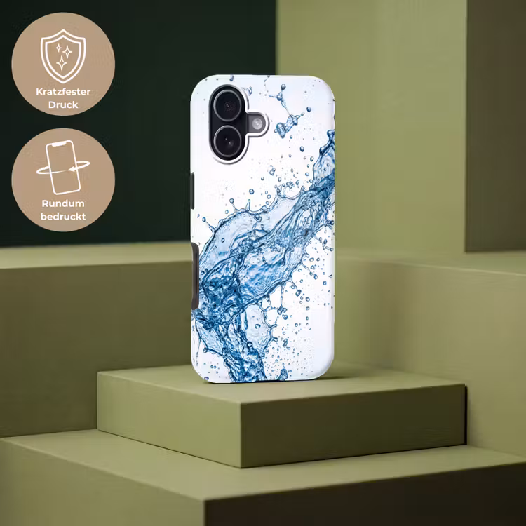 Spash - Water - Blauw Toughcase MagSafe Apple iPhone 17 klein -USP_PrintM_DE