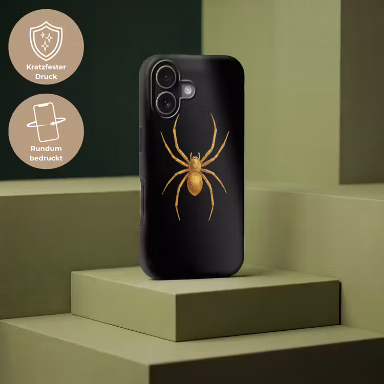 Spin - Goud - Minimalistisch - Poten Toughcase MagSafe Apple iPhone 17 klein -USP_PrintM_DE