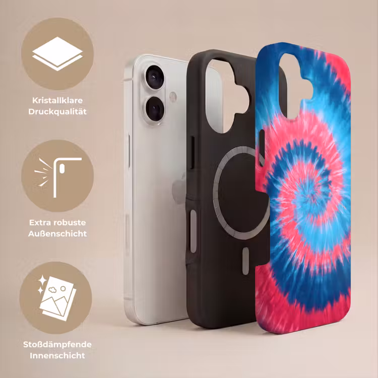 Spiraal - Roze - Draaiend Toughcase MagSafe Apple iPhone 17 klein -USP_Lagen_DE
