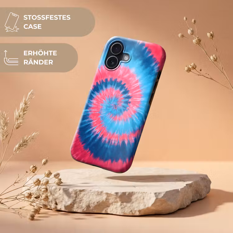 Spiraal - Roze - Draaiend Toughcase MagSafe Apple iPhone 17 klein -USP_RandenV_DE