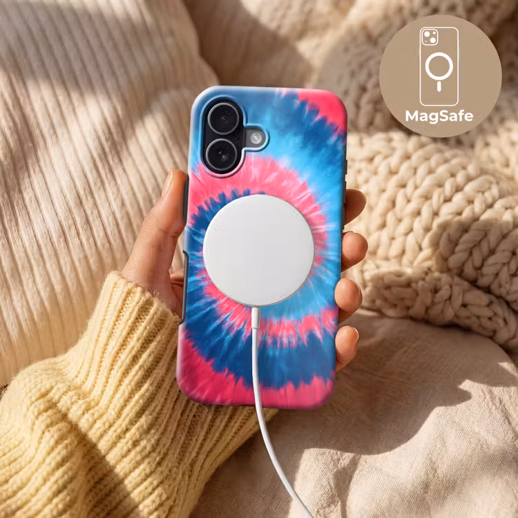 Spiraal - Roze - Draaiend Toughcase MagSafe Apple iPhone 17 klein -USP_MagsafeV