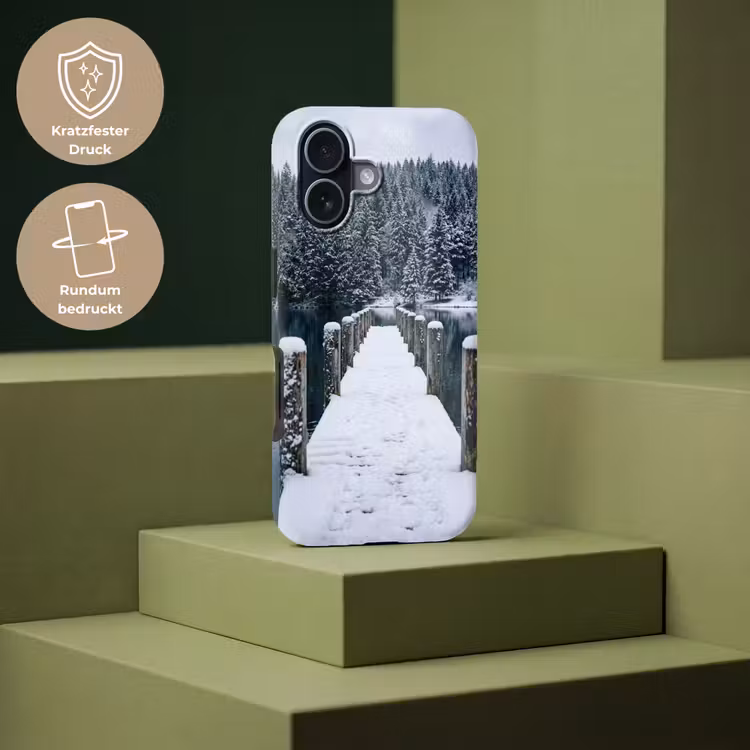 Steiger - Meer - Sneeuw - Bergen - Rustgevend Toughcase MagSafe Apple iPhone 17 klein -USP_PrintM_DE