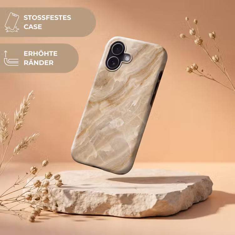 Steen - Ader - Natuur - Modern - Beige Toughcase MagSafe Apple iPhone 17 klein -USP_RandenV_DE