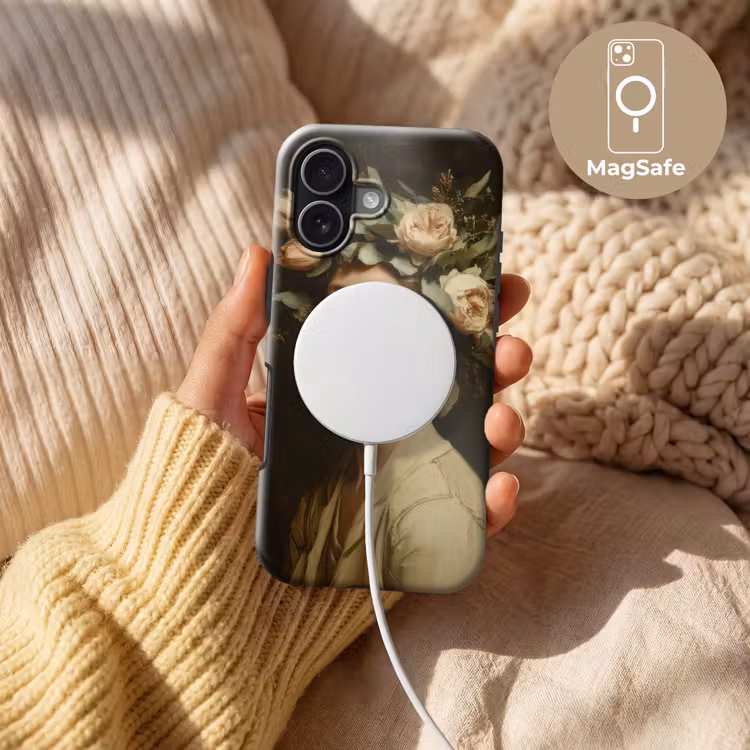 Bloemenstilte - Vrouw - Portret Toughcase MagSafe Apple iPhone 17 klein -USP_MagsafeV