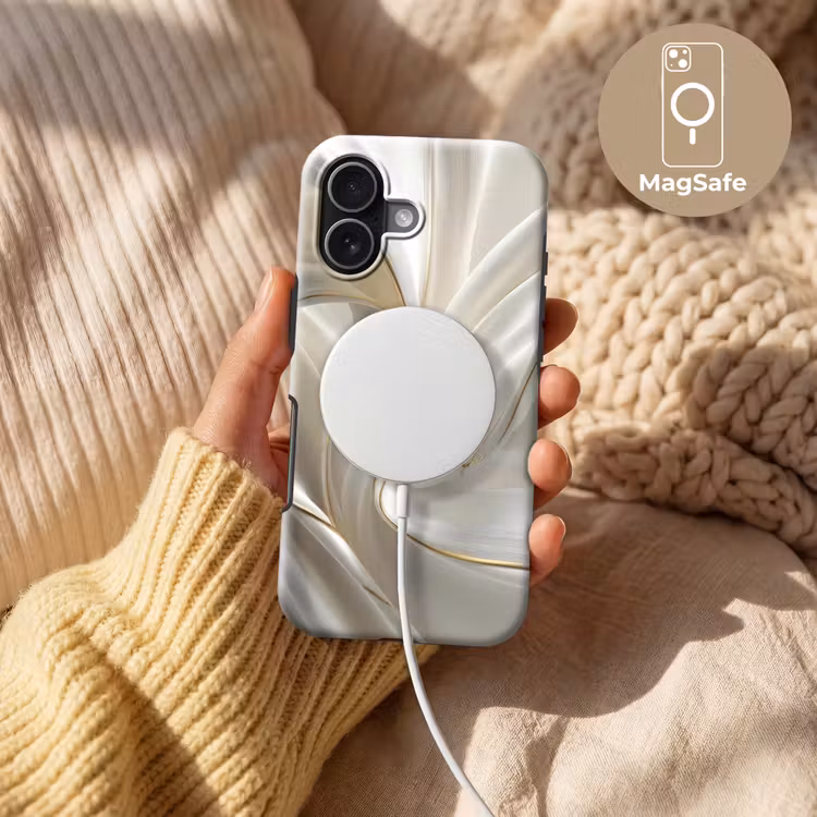 Stof - Plooien - Goud Toughcase MagSafe Apple iPhone 17 klein -USP_MagsafeV