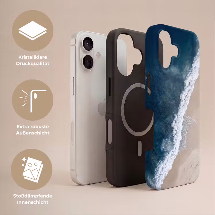 Strand - Zee - Golven Toughcase MagSafe Apple iPhone 17 klein -USP_Lagen_DE