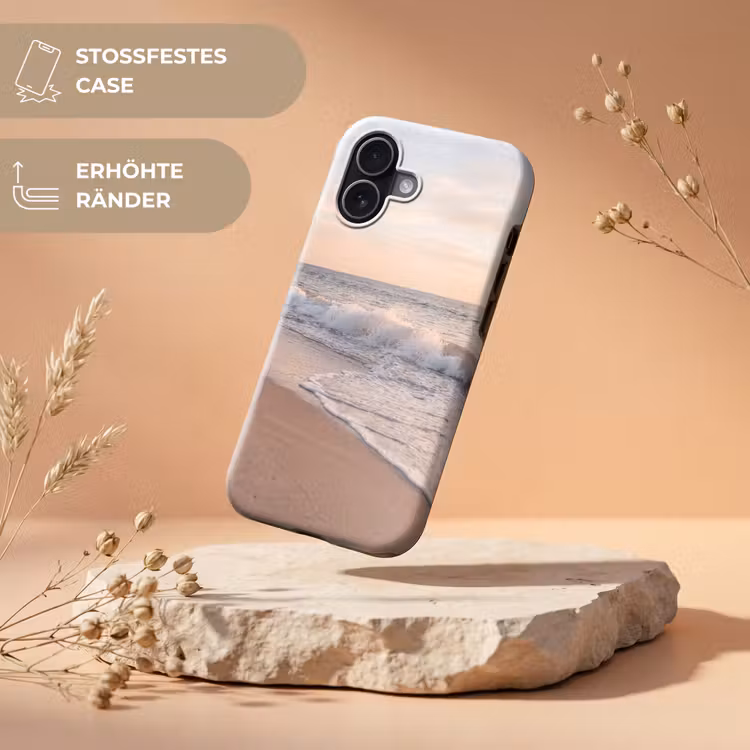Strand - Zee - Golven - Natuur - Zonsondergang Toughcase MagSafe Apple iPhone 17 klein -USP_RandenV_DE