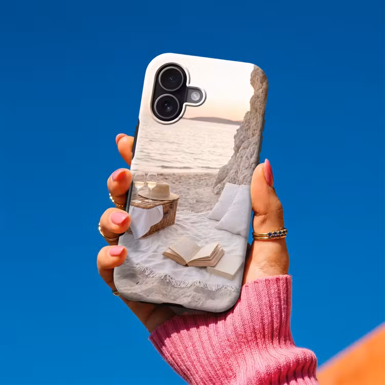 Strand - Picknick - Zonsondergang - Zomer - Natuur Toughcase MagSafe Apple iPhone 17 klein -Sfeer1V