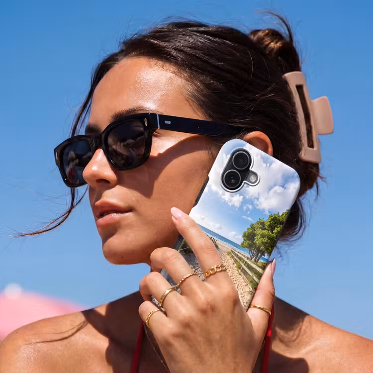 Strand - Zandpad - Oceaan - Natuur Toughcase MagSafe Apple iPhone 17 klein -Sfeer2V