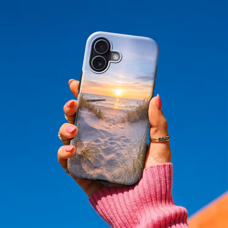 Strand - Zonsondergang - Natuur - Landschap Toughcase MagSafe Apple iPhone 17 klein -Sfeer1V