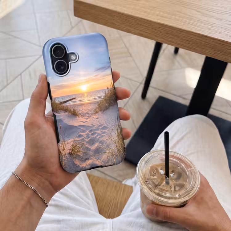 Strand - Zonsondergang - Natuur - Landschap Toughcase MagSafe Apple iPhone 17 klein -Sfeer1M