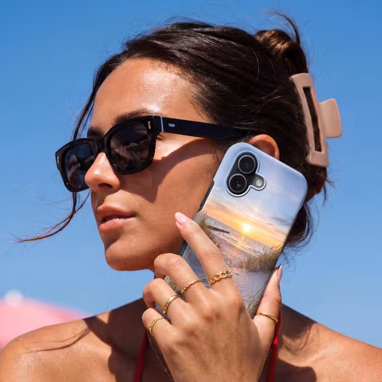 Strand - Zonsondergang - Natuur - Landschap Toughcase MagSafe Apple iPhone 17 klein -Sfeer2V