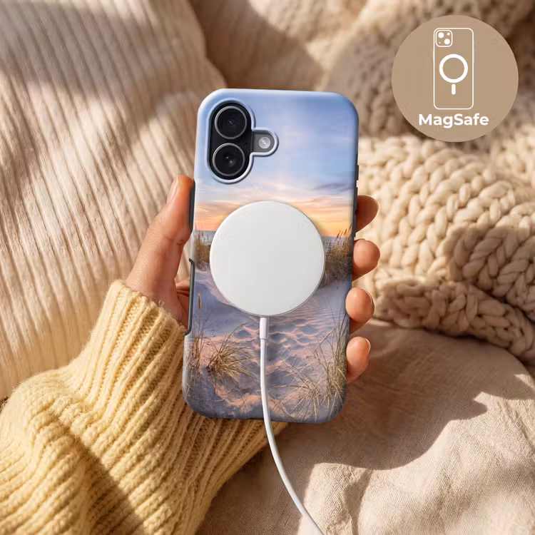 Strand - Zonsondergang - Natuur - Landschap Toughcase MagSafe Apple iPhone 17 klein -USP_MagsafeV
