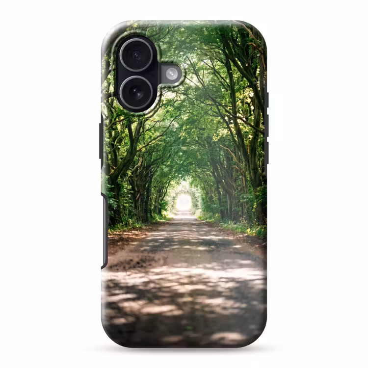 Weg - Bomen - Natuur - Groen Toughcase MagSafe Apple iPhone 17 klein -3d