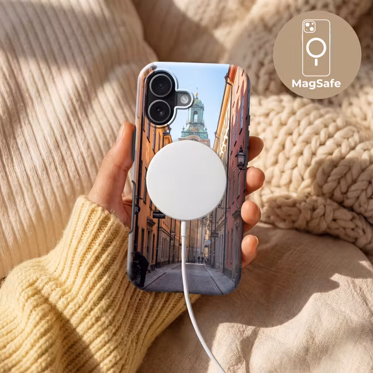 Straat - Klokkentoren - Stad - Architectuur - Historisch Toughcase MagSafe Apple iPhone 17 klein -USP_MagsafeV