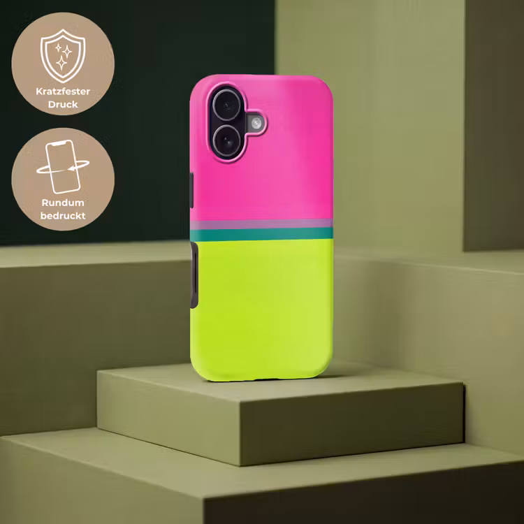 Strepen - Modern - Kleurrijk Toughcase MagSafe Apple iPhone 17 klein -USP_PrintM_DE