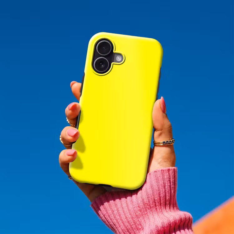 Sunshine - Glow - Geel Toughcase MagSafe Apple iPhone 17 klein 1017 -Sfeer1V