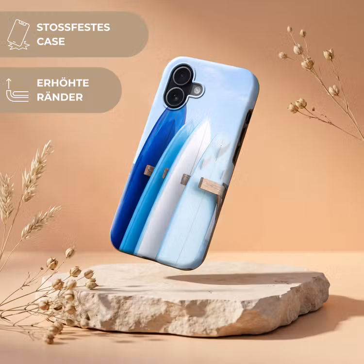 Surfplank - Strand - Zomer - Blauw - Water Toughcase MagSafe Apple iPhone 17 klein -USP_RandenV_DE