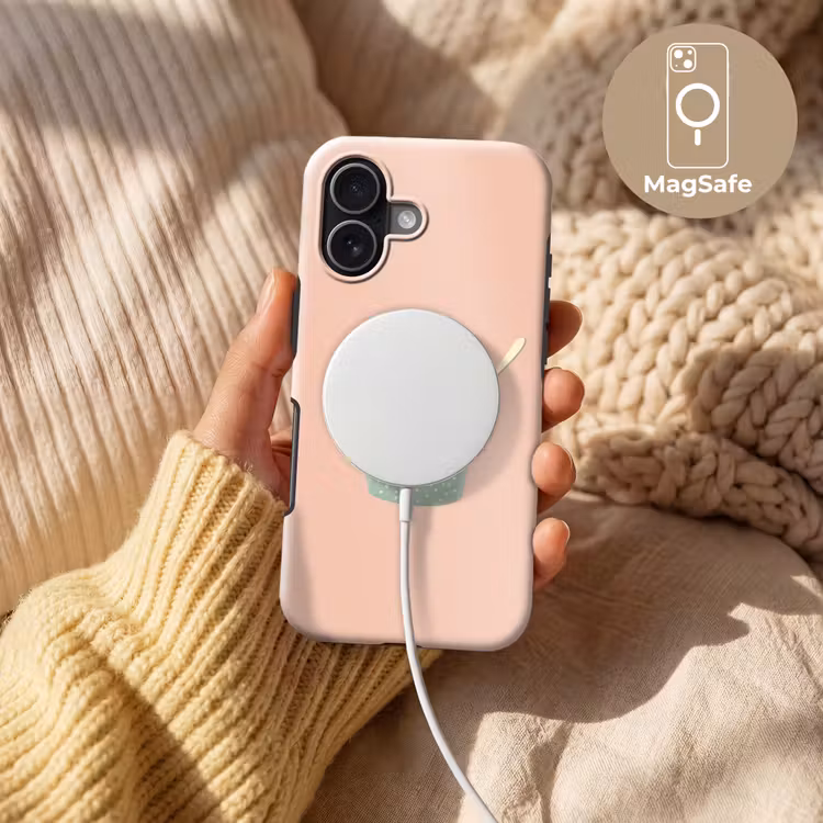 Bakje - Ijs - Aardbei - Roze Toughcase MagSafe Apple iPhone 17 klein -USP_MagsafeV
