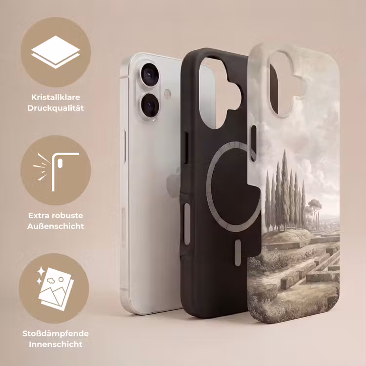 Vallei - Tuin - Natuur - Groen Toughcase MagSafe Apple iPhone 17 klein -USP_Lagen_DE
