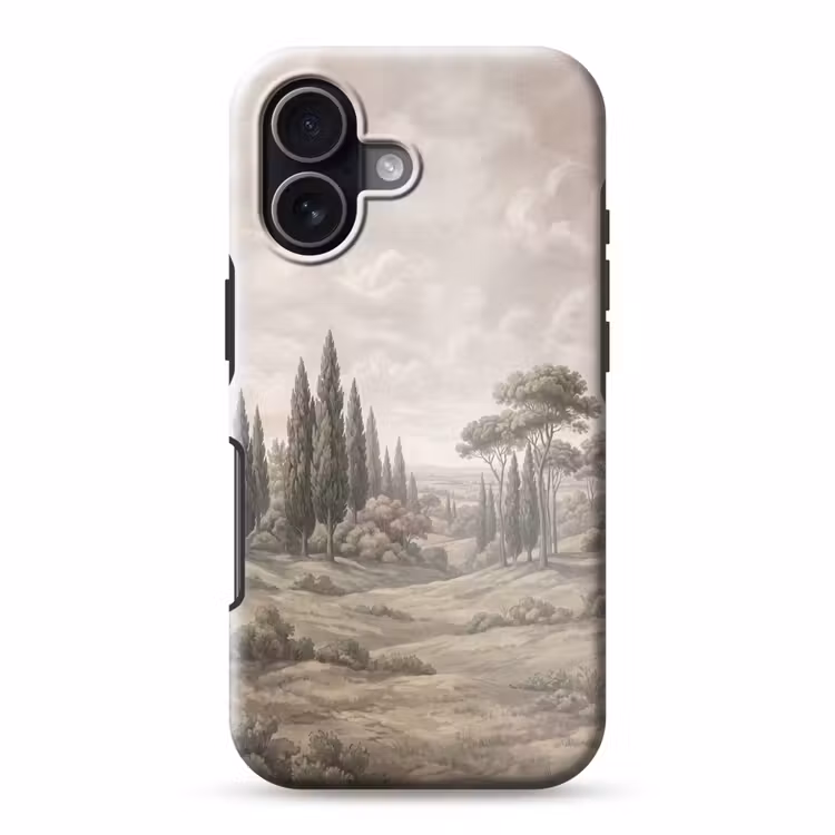 Vallei - Bos - Natuur - Groen Toughcase MagSafe Apple iPhone 17 klein -3d