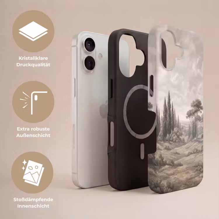 Vallei - Bos - Natuur - Groen Toughcase MagSafe Apple iPhone 17 klein -USP_Lagen_DE