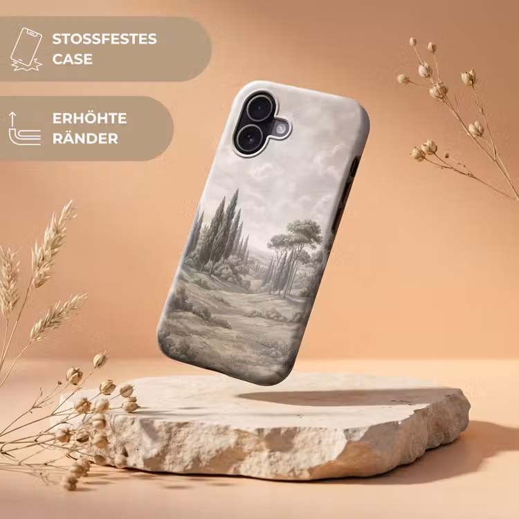 Vallei - Bos - Natuur - Groen Toughcase MagSafe Apple iPhone 17 klein -USP_RandenV_DE