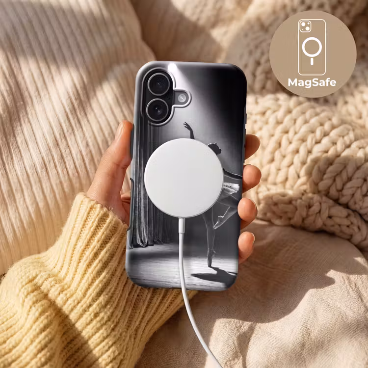Danser - Podium - Zwart-wit - Kunst - Klassiek Toughcase MagSafe Apple iPhone 17 klein -USP_MagsafeV