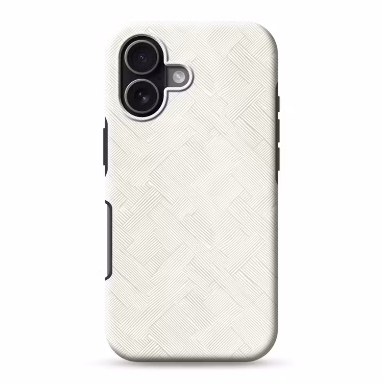 Textuur - Abstract - Beige Toughcase MagSafe Apple iPhone 17 klein 1017 -3d
