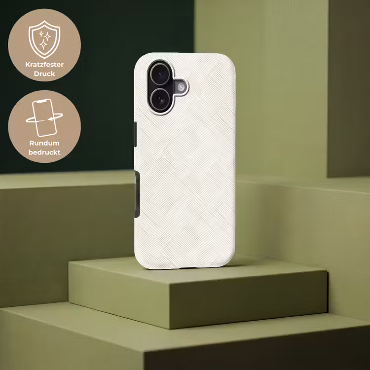 Textuur - Abstract - Beige Toughcase MagSafe Apple iPhone 17 klein 1017 -USP_PrintM_DE