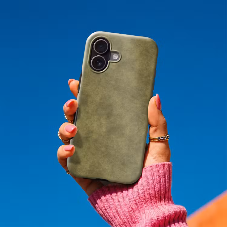 Textuur - Abstract - Groen Toughcase MagSafe Apple iPhone 17 klein 1017 -Sfeer1V