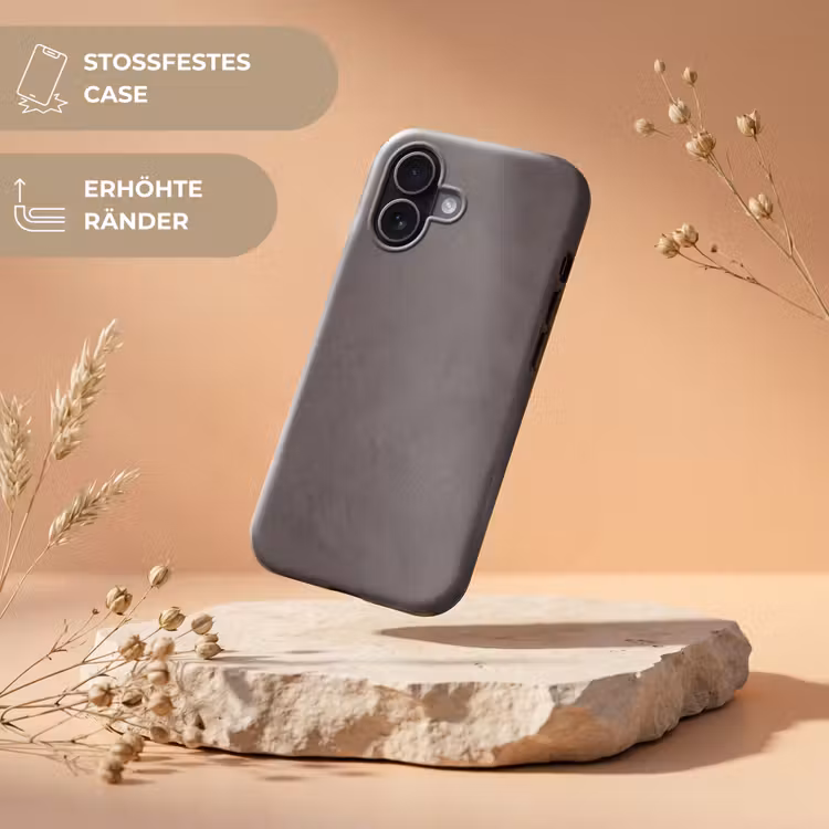 Textuur - Grijs - Modern - Abstract - Oppervlak Toughcase MagSafe Apple iPhone 17 klein -USP_RandenV_DE