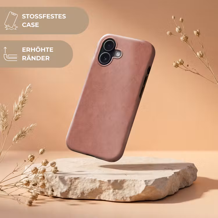 Textuur - Roodbruin - Grof - Modern Toughcase MagSafe Apple iPhone 17 klein -USP_RandenV_DE