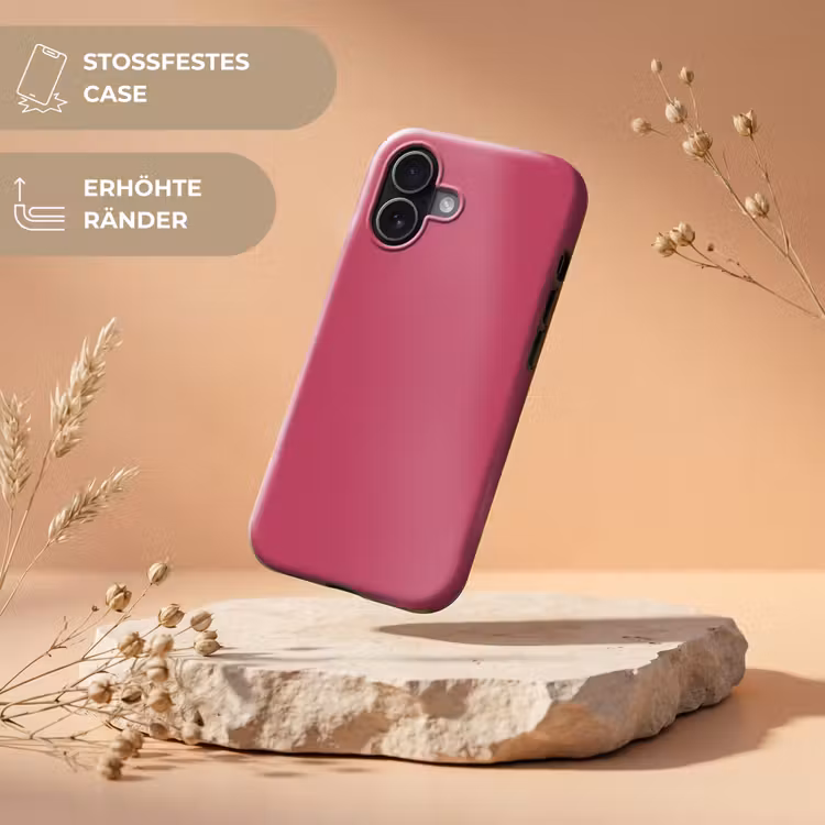Deep - Berry - Rood Toughcase MagSafe Apple iPhone 17 klein 1017 -USP_RandenV_DE
