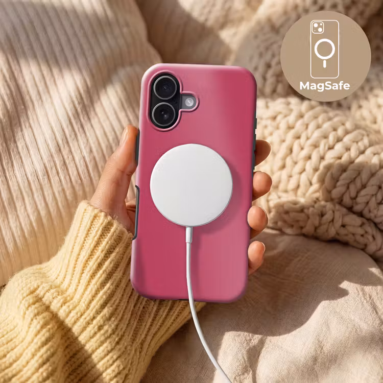 Deep - Berry - Rood Toughcase MagSafe Apple iPhone 17 klein 1017 -USP_MagsafeV