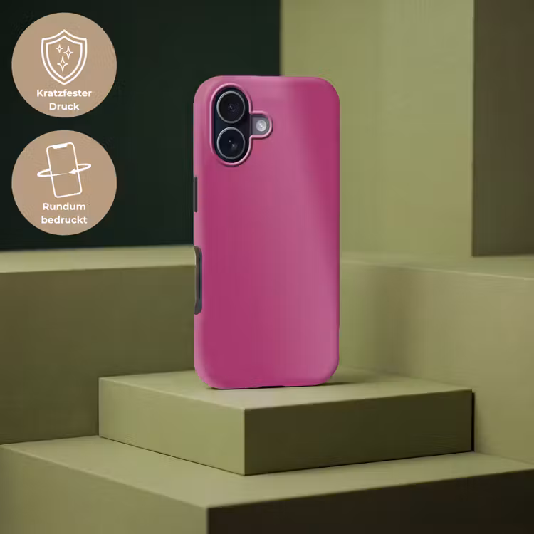 Deep - Magenta - Paars Toughcase MagSafe Apple iPhone 17 klein 1017 -USP_PrintM_DE