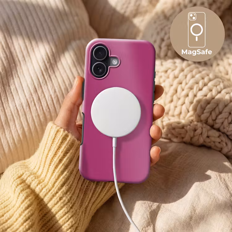 Deep - Magenta - Paars Toughcase MagSafe Apple iPhone 17 klein 1017 -USP_MagsafeV