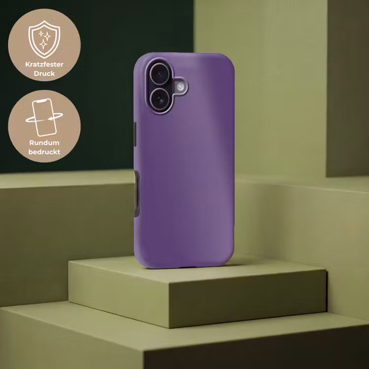 Deep - Plum - Paars Toughcase MagSafe Apple iPhone 17 klein 1017 -USP_PrintM_DE