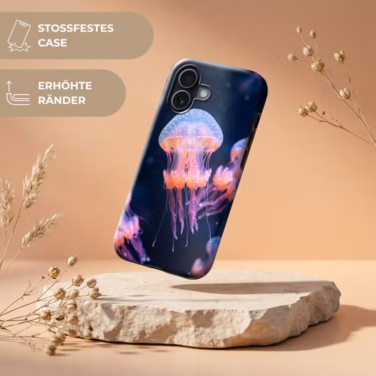 Dier - Onderwater - Natuur - Roze - Mysterieus Toughcase MagSafe Apple iPhone 17 klein -USP_RandenV_DE