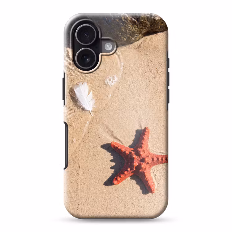 Dieren - Strand - Zee - Natuur - Rood Toughcase MagSafe Apple iPhone 17 klein -3d