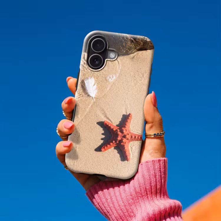 Dieren - Strand - Zee - Natuur - Rood Toughcase MagSafe Apple iPhone 17 klein -Sfeer1V