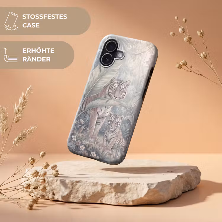Tijger - Welp - Jungle - Illustratie - Dieren Toughcase MagSafe Apple iPhone 17 klein -USP_RandenV_DE